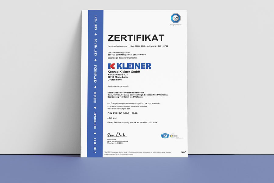 Zertifiziertes Energiemanagement Zertifiziertes Energiemanagement
